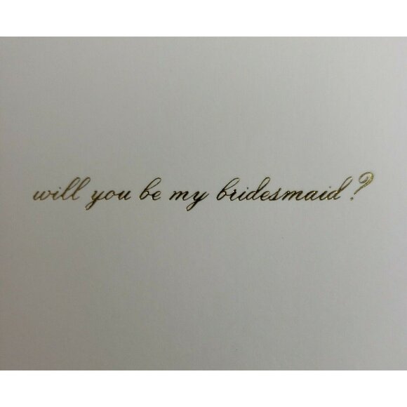 Kate Spade Notecard Set Bridesmaid Request New York Bridal 10 Cards Envelopes - Picture 3 of 9